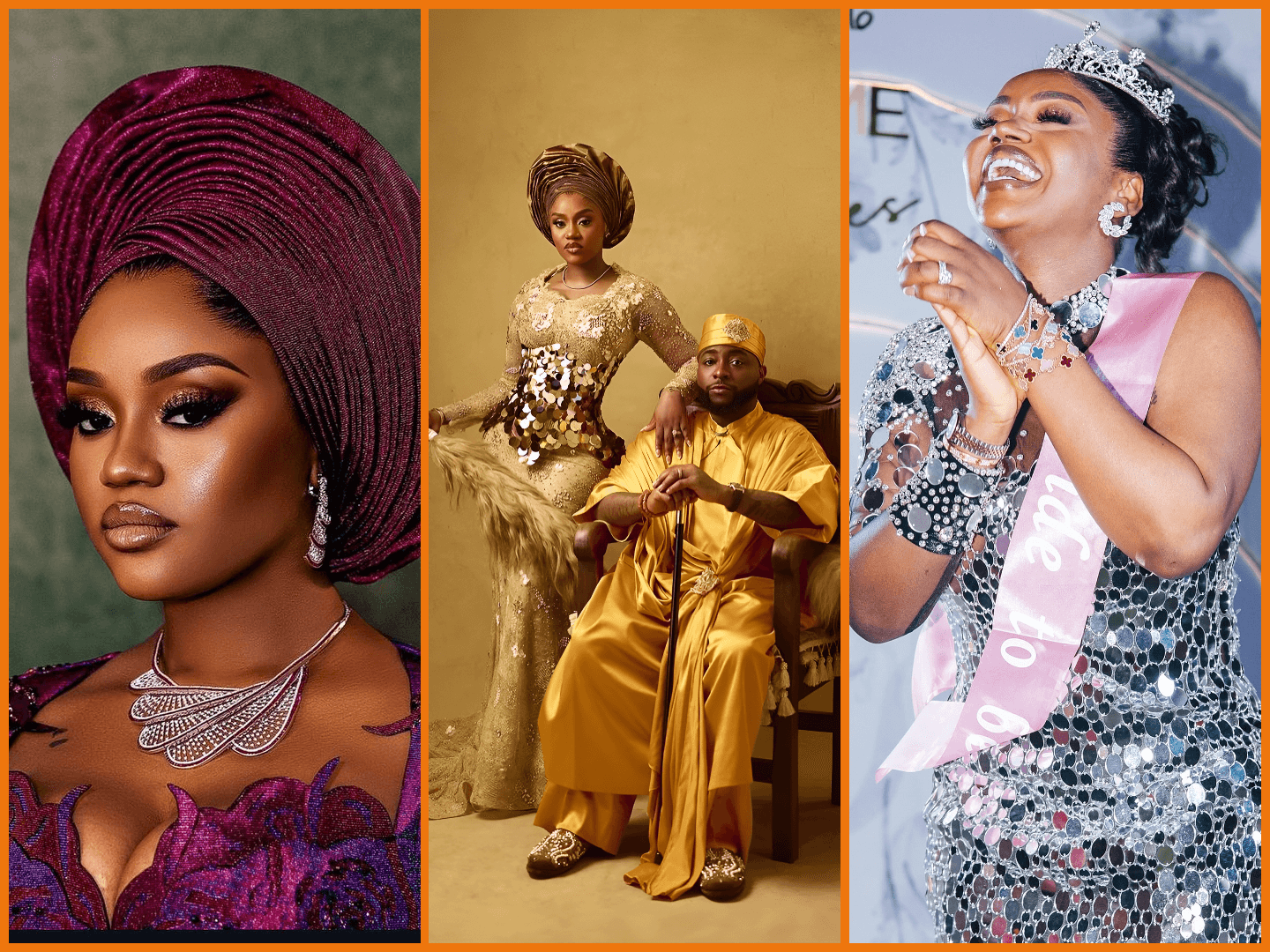 Chioma and Davido's wedding continues to be the talk of the town and here are all the outfits Chioma wore.