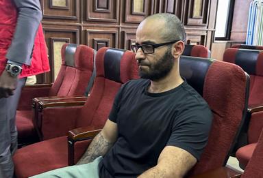 Tigran Gambaryan at the federal high court in Abuja, Nigeria, on April 4, 2024. 