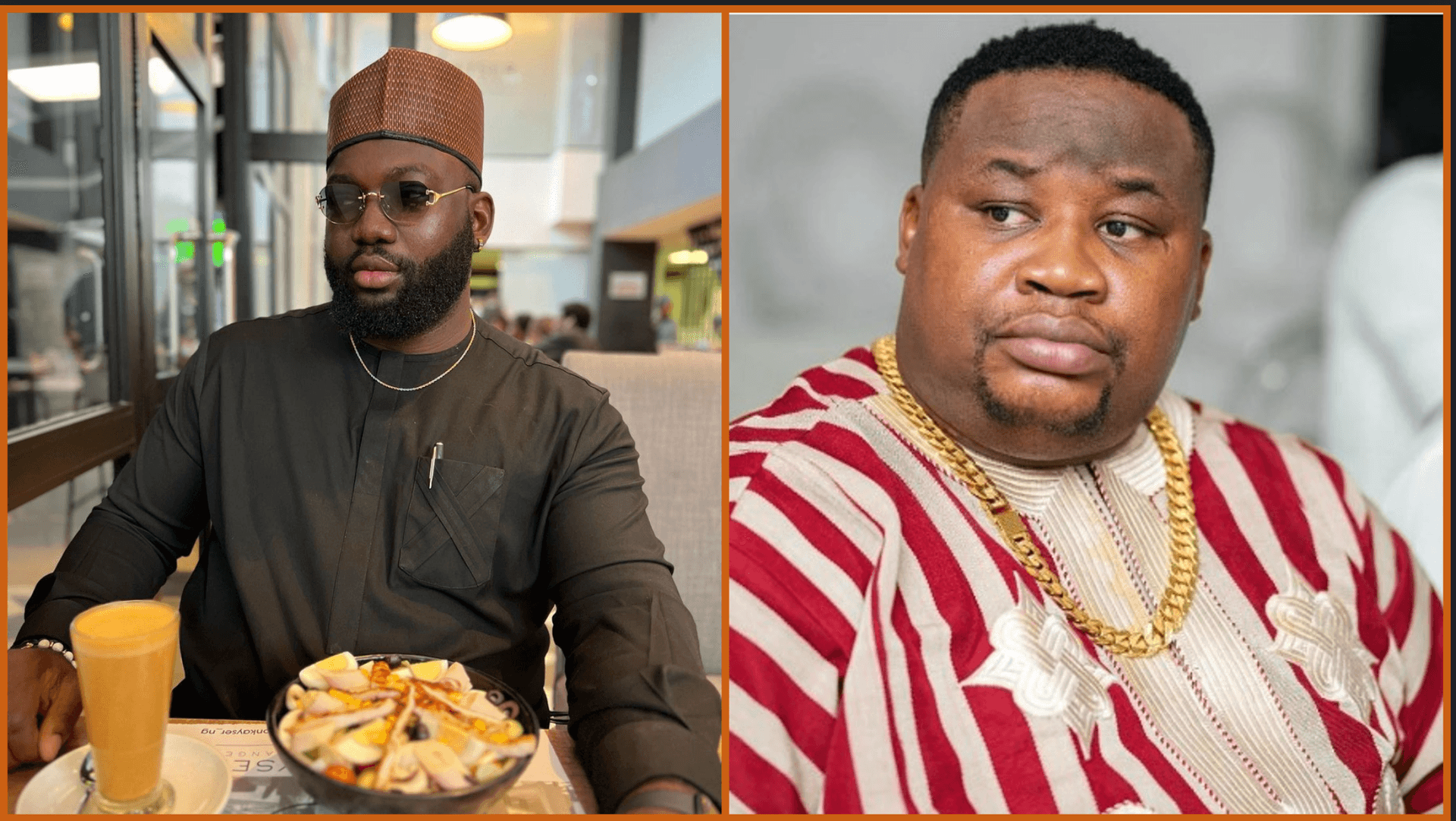 Cubana Chief Priest released a CCTV footage claiming the food critic, Opeyemi Famakin, only chased clout with his review
