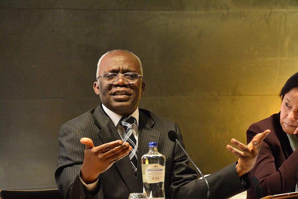 Femi Falana speaking at a press conference criticising recent school fee hikes.
